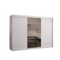 SCHWEBETÜRENSCHRANK 200/250/62 3-türig - Goldfarben/Weiß, Holz/Kunststoff (250/200/62cm) - MÖBEL KRYSPOL
