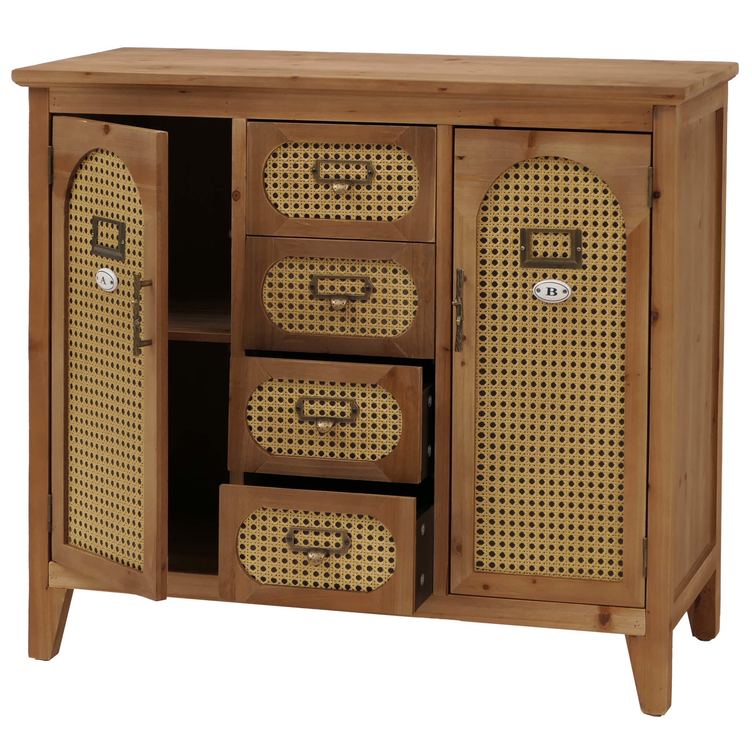APOTHEKERKOMMODE Braun - Braun, Holz (91/80/40cm) - MCW