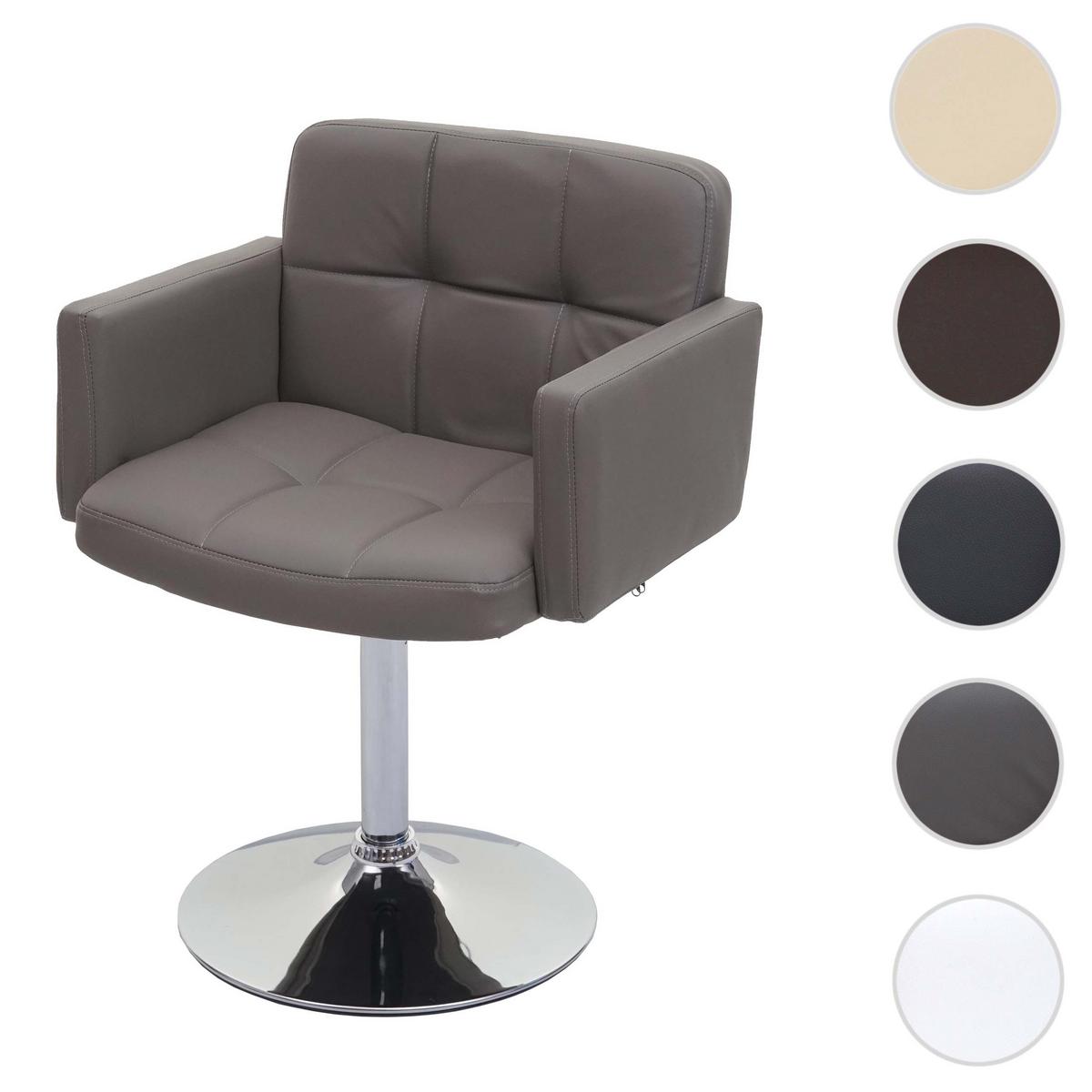 ESSZIMMERSTUHL Hellgrau - Taupe/Hellgrau, Textil (60/80/55cm) - MCW