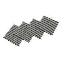 AKUSTIK WANDPANEEL-SET Vang 4-TLG. II - Eiche Bianco, Holzwerkstoff/Kunststoff (60/60/2.1cm) - NEU.HOLZ