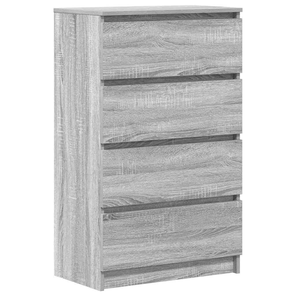 KOMMODE Salazar 60/35/98.5 cm - Grau, Holzwerkstoff (60/98.5/35cm) - Nettlife