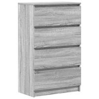 KOMMODE Salazar 60/35/98.5 cm - Grau, Holzwerkstoff (60/98.5/35cm) - Nettlife