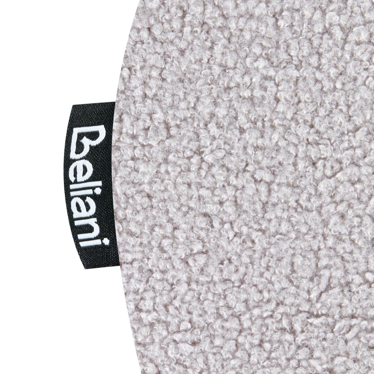 BARSTÜHLEN 2er-Set Bouclé Grau Amaya - Grau, Textil (42/82/42cm) - Beliani