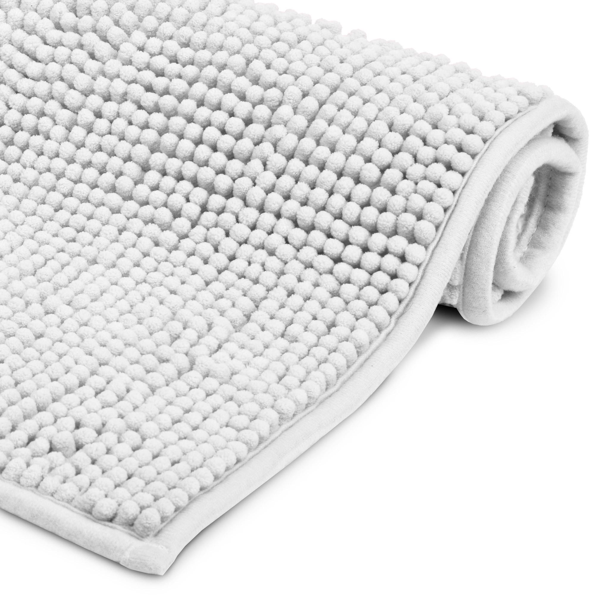 VORLEGER MATTE BeauMare WR 50/50 cm Weiß - Weiß, Textil (50/50cm) - Beautissu 
