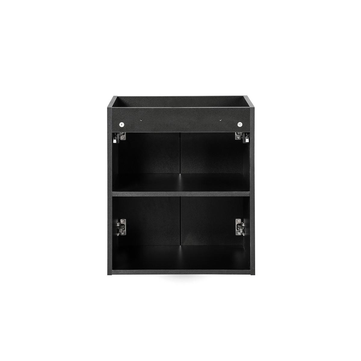 WASCHTISCH 50cm Riva Schwarz - Schwarz, Holzwerkstoff (50/57/40cm) - Petits-meubles