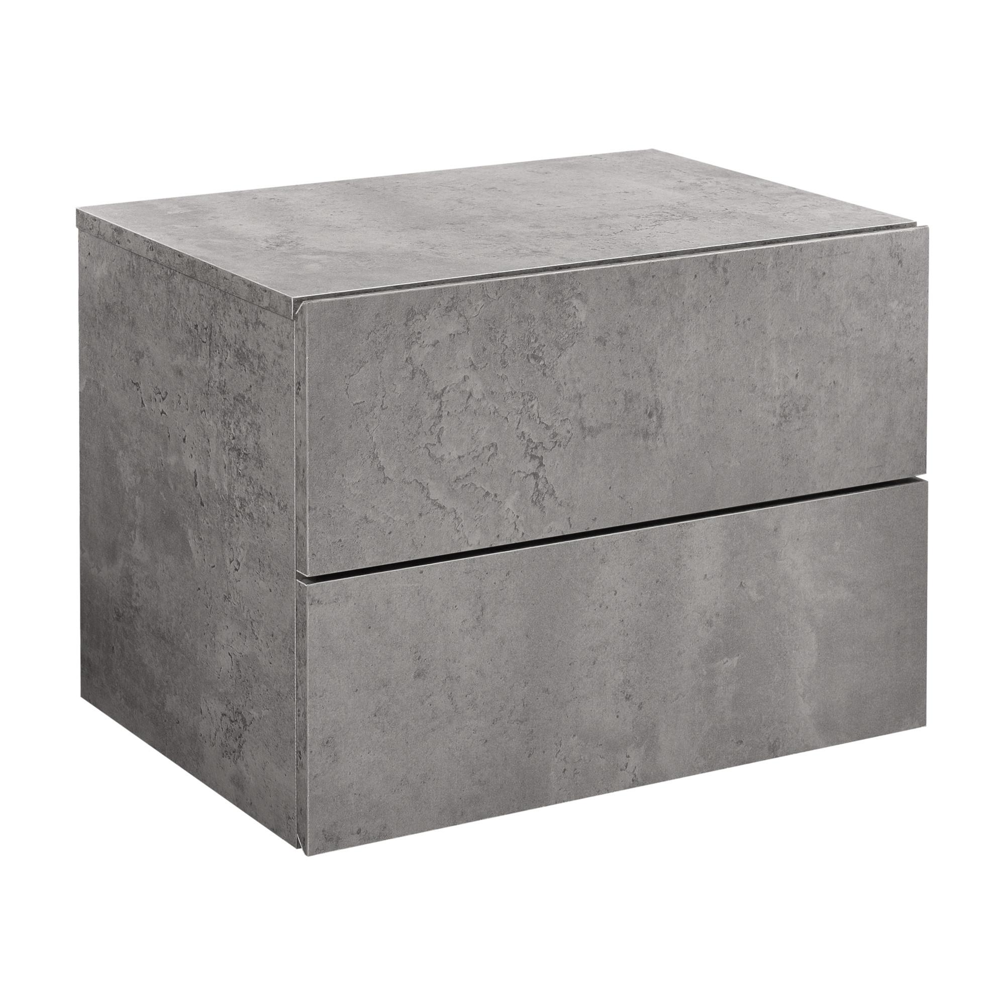 WANDREGAL Ampfing - Grau, Holzwerkstoff (40/30/29cm) - [en.casa]