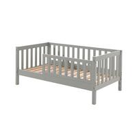 JUNIORBETT Karie 148x60x76 aus Massivholz in Grau - Grau, Holz (70/140cm) - 58aufmkessel