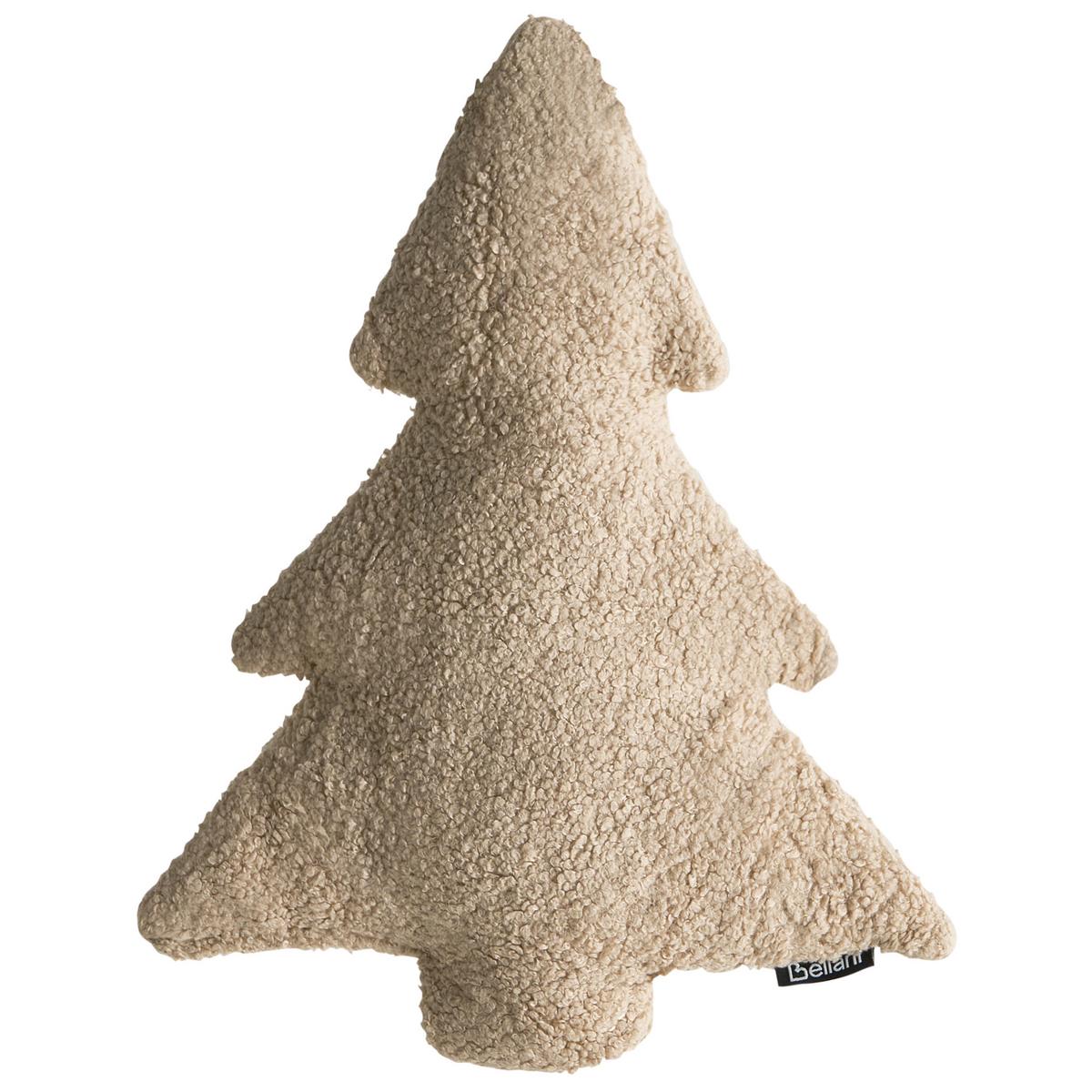 DEKOKISSEN 3er-Set Hellbeige 30/35 cm Winterland - Beige, Textil (30/35cm) - Beliani