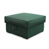 POUF FERA Grün 65x65 cm - Grün, Textil (65/38/65cm) - MASSENO