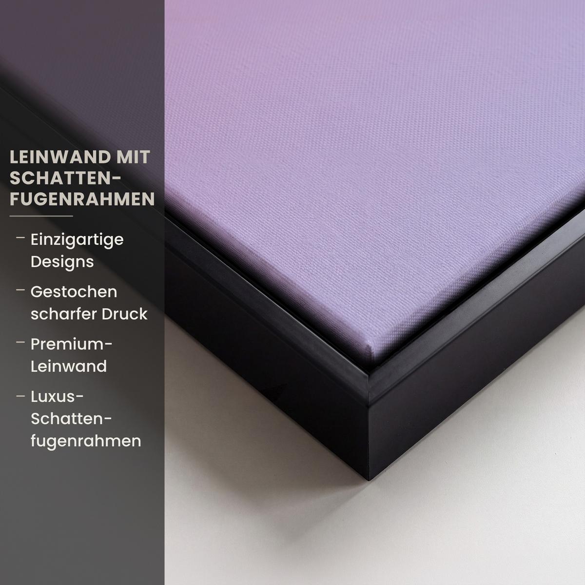 LEINWAND Bilder mit Rahmen - Disco - Obst - Glitzer - Erdbeere - 90x60 - Pink, Textil (90/60cm) - MuchoWow