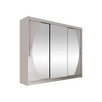 KLEIDERSCHRANK Aston V - Kaschmir/Silberfarben, Holzwerkstoff/Kunststoff (250/215/58cm) - MIRJAN24