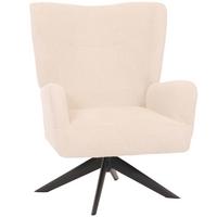 LOUNGE-SESSEL Creme - Creme, Textil (75/99/74cm) - MCW