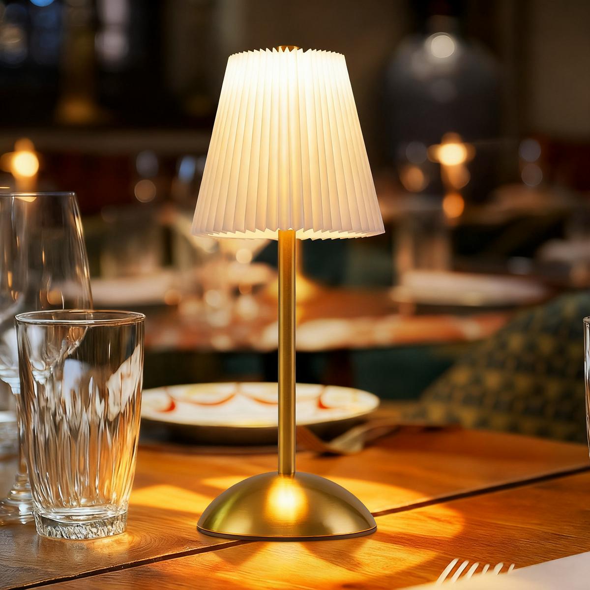 LED TISCHLAMPE Radiune 11.5/11.5/30 - Weiß, Metall (11.5/11.5/30cm) - ZMH