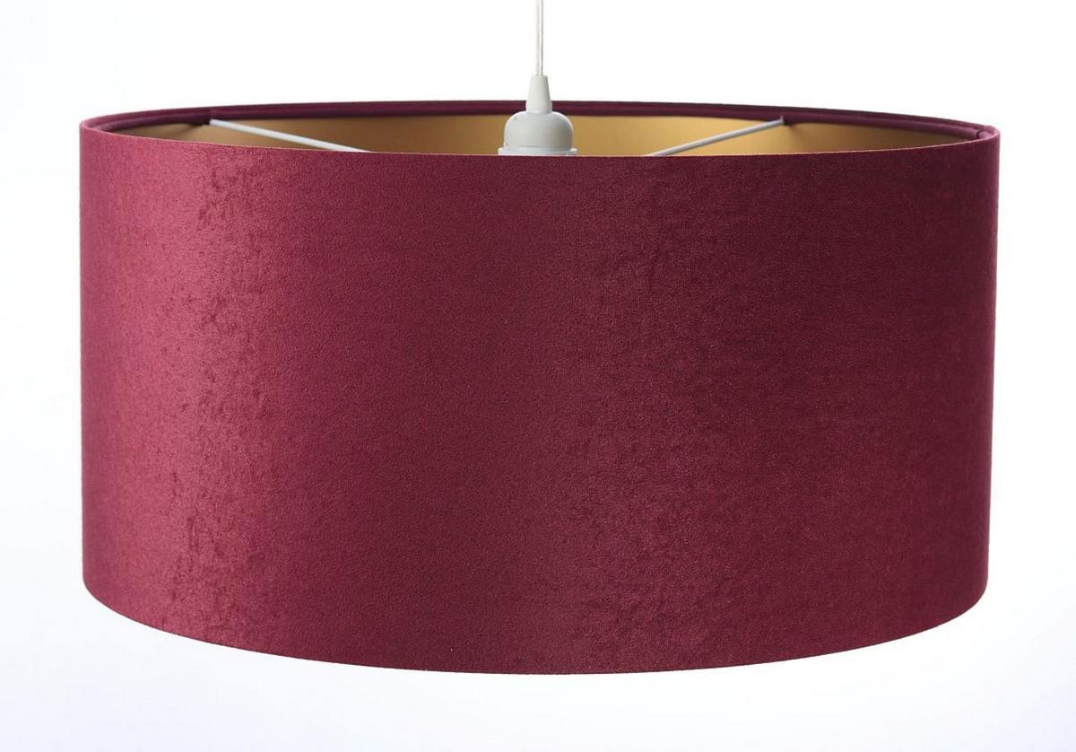 HÄNGELEUCHTE Gold 30/20 cm - Lila/Goldfarben, Kunststoff (30/0.45/20cm) - ONZENO