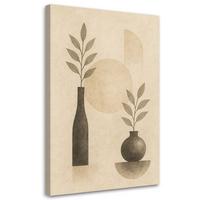 LEINWANDBILD Abstraktion 20x30cm - Beige, Textil (20/30cm) - Feeby