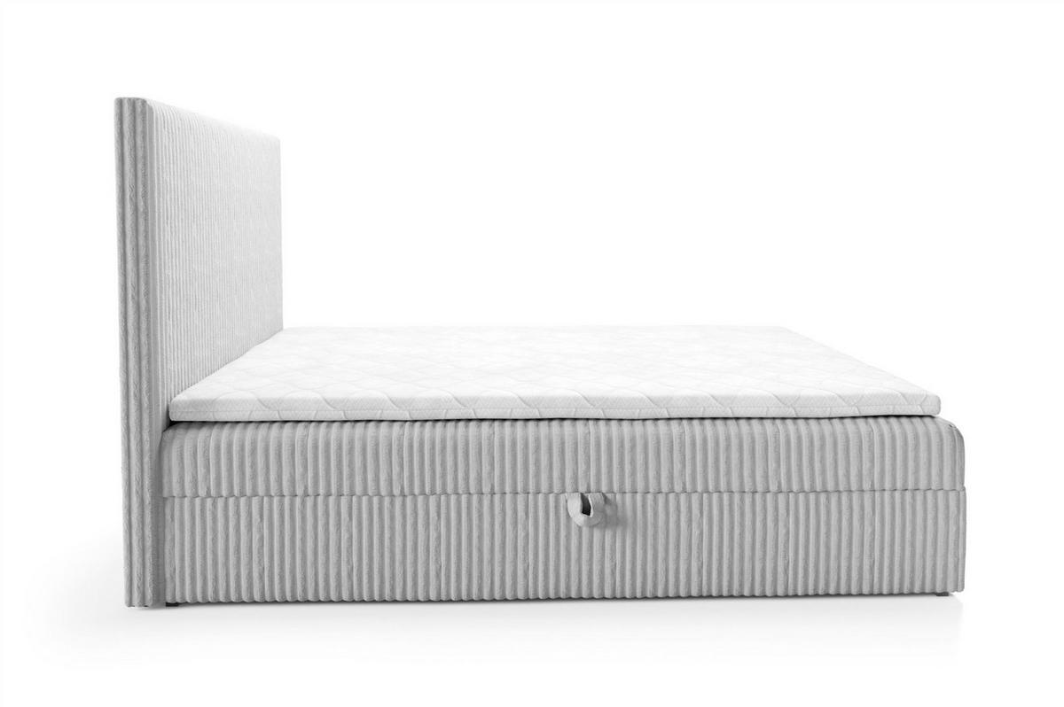 BOXBETT Arnau - Beige, Holzwerkstoff/Textil (160/200cm) - Fun Möbel