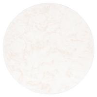 FELLTEPPICH LUXUS SUPER SOFT PLUSH RUND - Weiß, Textil (80/80cm) - Pergamon