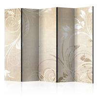 PARAVENT Beidseitig Bedruckter 5-tlg 225x172 cm Ornamenten - Beige, Holz/Textil (225/172/3cm) - Muralo