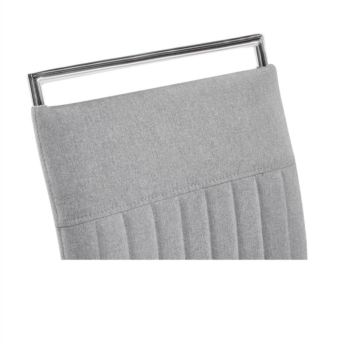 ESSZIMMERSTUHL ERICA 4er-Set hellgrau - Hellgrau, Textil (42/101/58cm) - CARO-Möbel