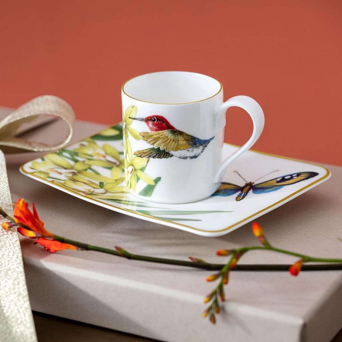 KAFFEEUNTERTASSEN Amazonia bunt 17 x 14 cm 6er Set - Multicolor, Keramik (1cm) - Villeroy & Boch