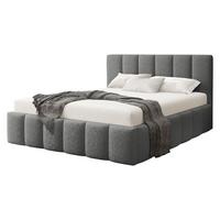 POLSTERBETT Lunaro - Grau, Holz/Textil (140/200cm) - MIRJAN24