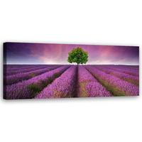 KUNSTDRUCK Lila 90/30 cm - Lila, Textil (90/30cm) - KUNSTLOFT