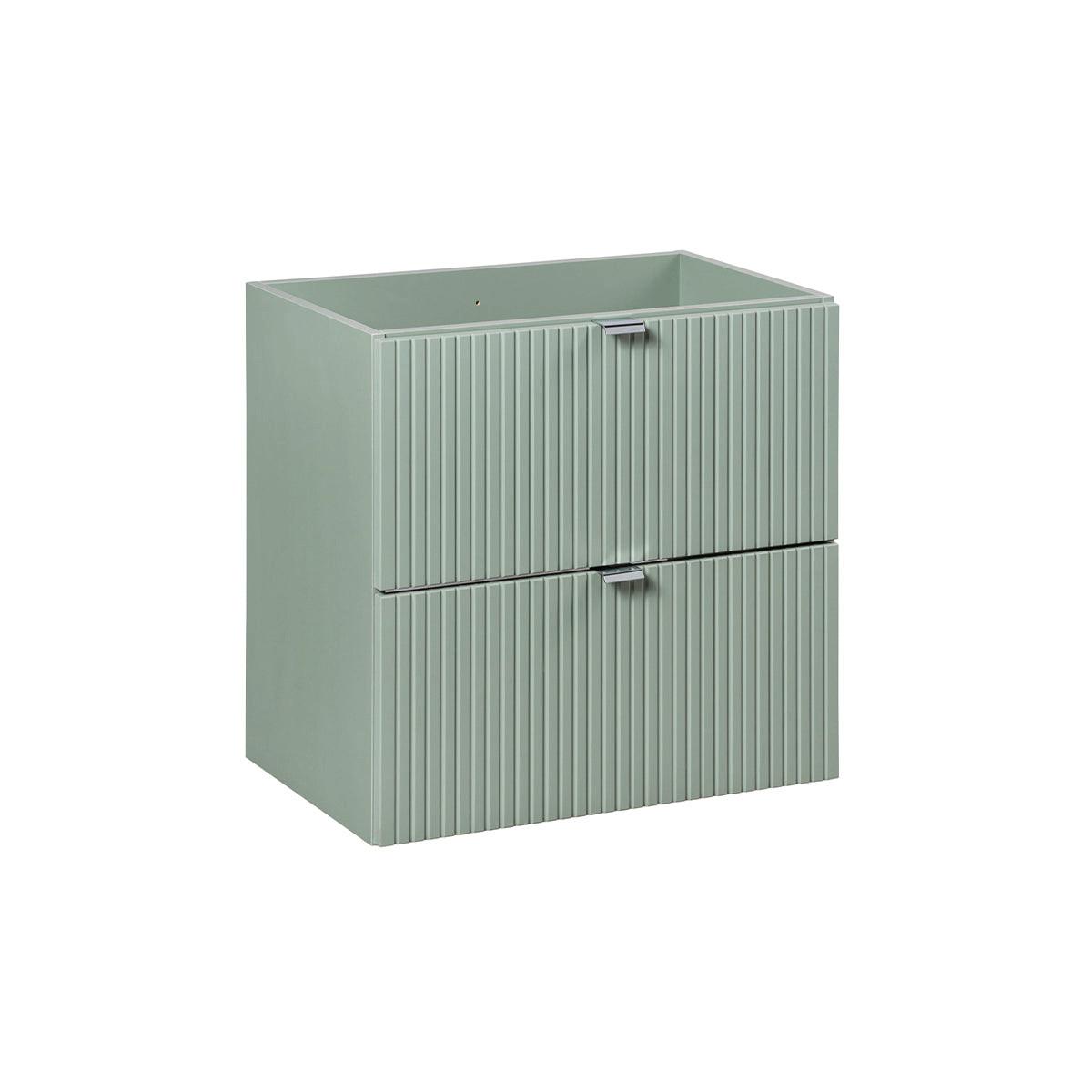 WASCHTISCHUNTERSCHRANK 60cm Jade Grün - Grün, Holzwerkstoff (60/57/40cm) - Petits-meubles