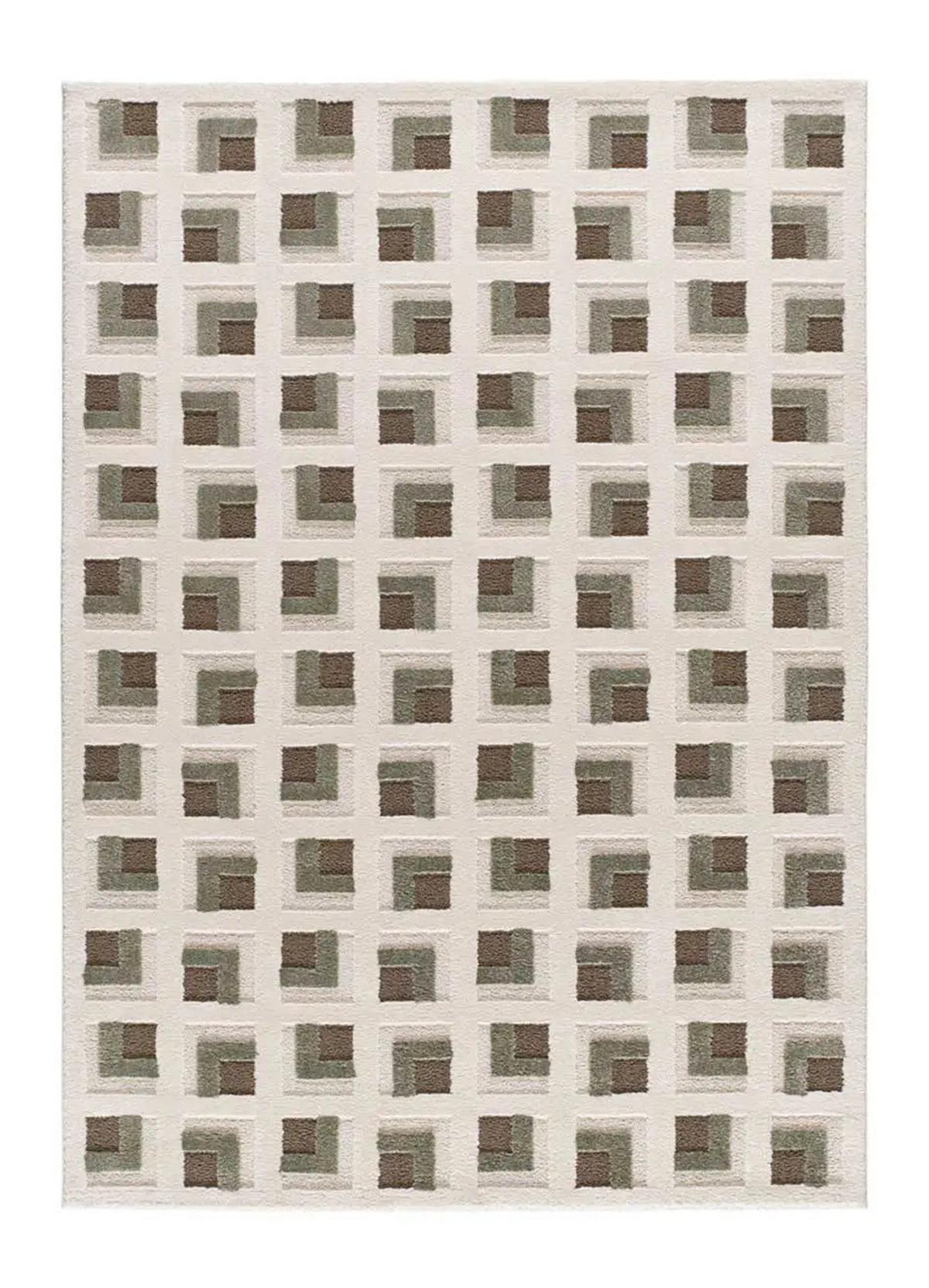 KURZFLORTEPPICH Braun / Weiß Candela 80/150 cm - Braun/Weiß, Textil (80/150cm) - Atticgo