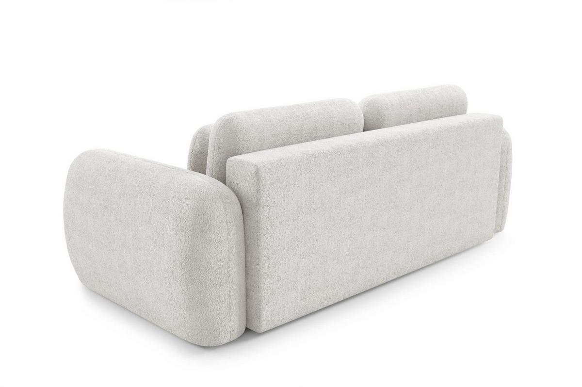 SCHLAFSOFA Caria - Weiß, Holzwerkstoff/Textil (266/95/110cm) - Fun Möbel