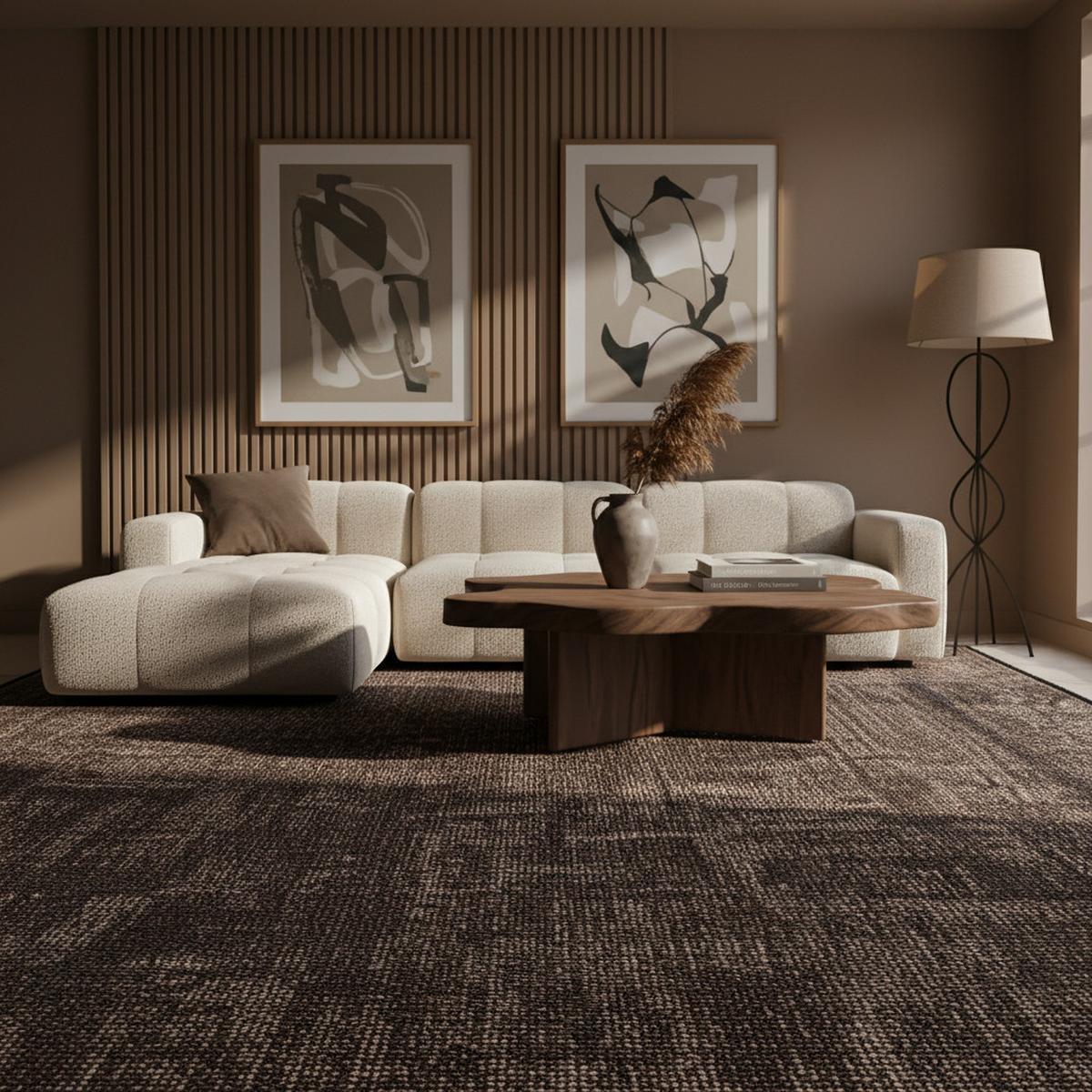 TEPPICH aus Baumwolle Waschbar KOFEL in Braun, einfarbig, 160 x 230 cm - Braun, Textil (230/160cm) - KADIMA DESIGN