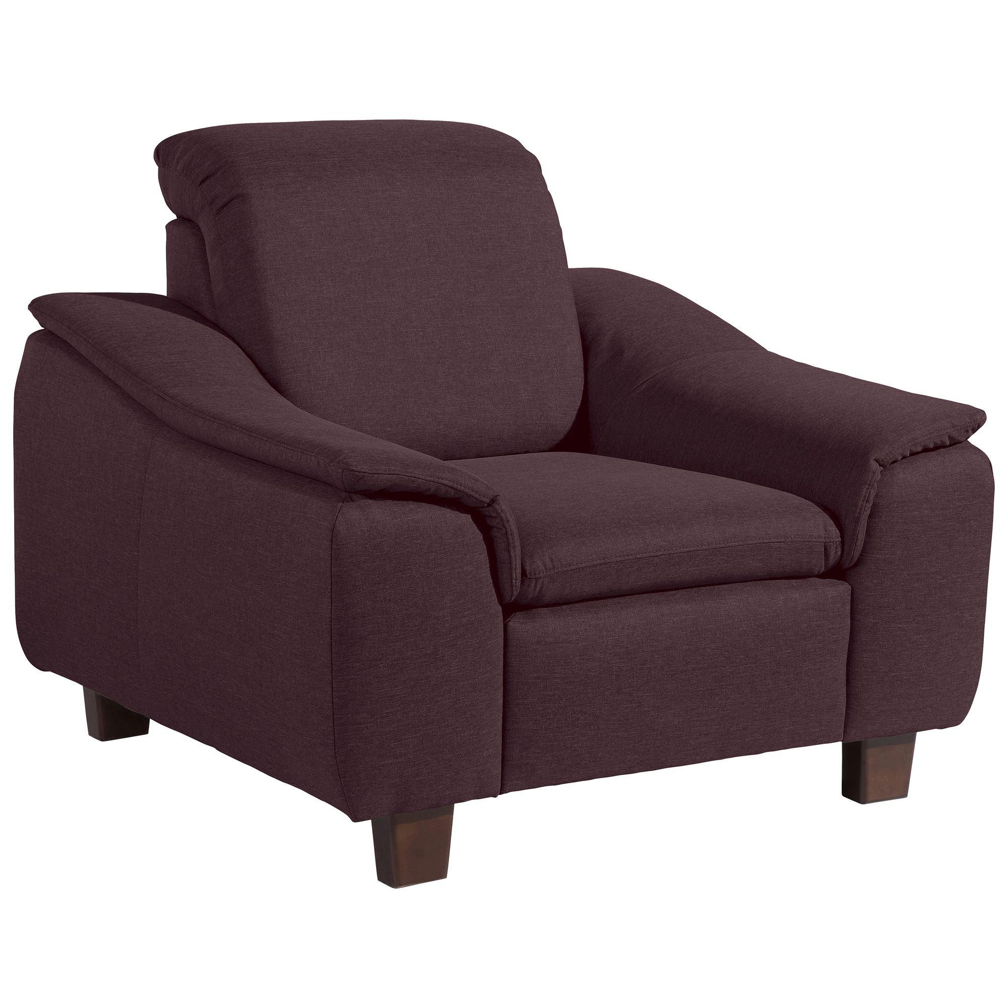POLSTERSESSEL Kaylil Flachgewebe burgund - Bordeaux, Kunststoff (87/82/100cm) - 58aufmkessel