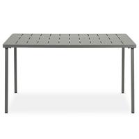 GARTENTISCH AZALEA grau - Grau, Metall (80/140/75cm) - IDIMEX