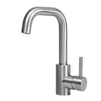 WASCHTISCHARMATUR NORA 24/6/24 cm - Silberfarben, Metall (6/24/24cm) - Nettlife