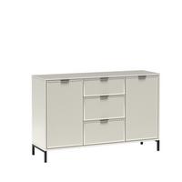 KOMMODE ZIGO 135/86/40,6cm mit 3 Schubladen 2 Türen Kaschmir - Kaschmir, Holzwerkstoff (135/86/40.6cm) - MASSENO