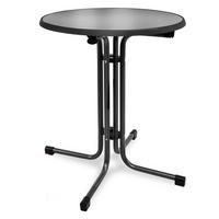 BISTROTISCH Bistroni 70/70cm Schwarz - Schwarz, Metall (70/70/70cm) - Beautissu 