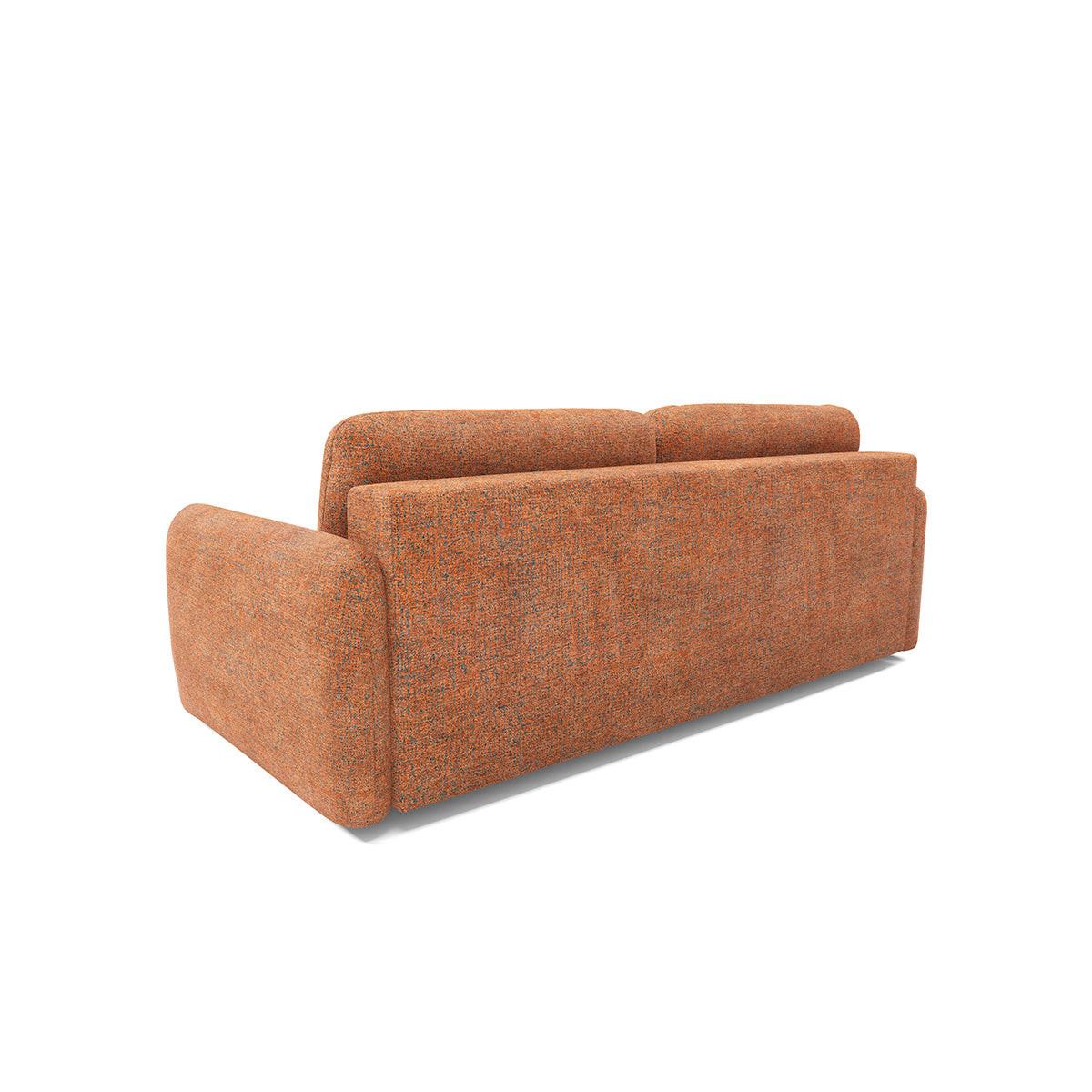 SOFA Vittoria 3 Sitzplätze Orange - Orange, Holz (236/95/121cm) - Petits-meubles