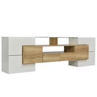 SIDEBOARD Weiß 200/30/60.7 cm - Weiß, Holzwerkstoff (30/61/200cm) - Urban Meuble