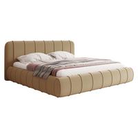 POLSTERBETT Slim XI - Beige, Holz/Holzwerkstoff (180/200cm) - MIRJAN24