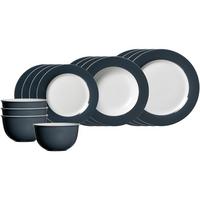 EINSTEIGER-SET Doppio Anthrazit 16-tlg. - Anthrazit, Keramik (2/2/2cm) - Ritzenhoff Breker