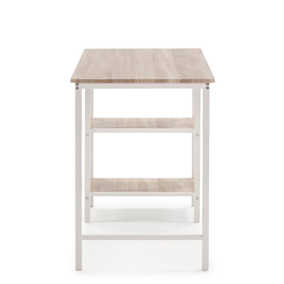 SCHREIBTISCH 110/55/76 Colon Weiß - Weiß, Holzwerkstoff (55/110/76cm) - VS Venta-stock
