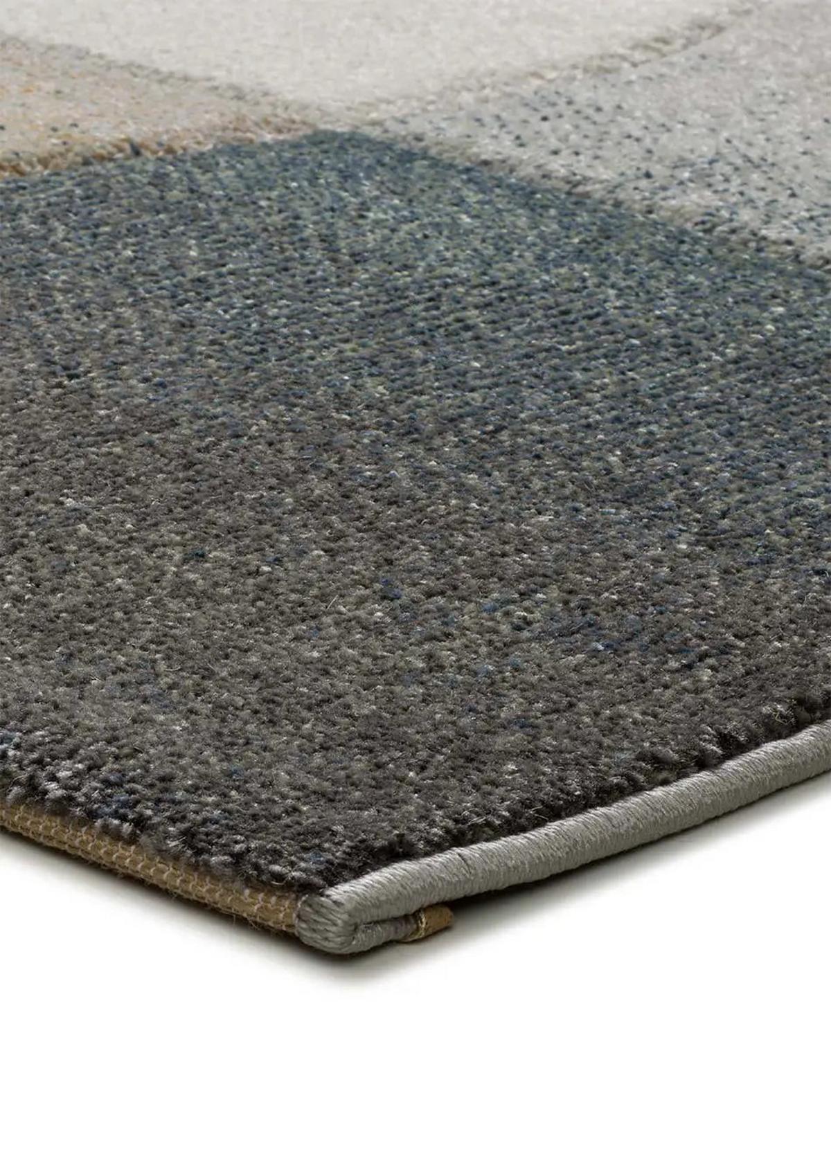 KURZFLORTEPPICH Grau / Blau Badet 160/230 cm - Blau/Grau, Textil (160/230cm) - Atticgo