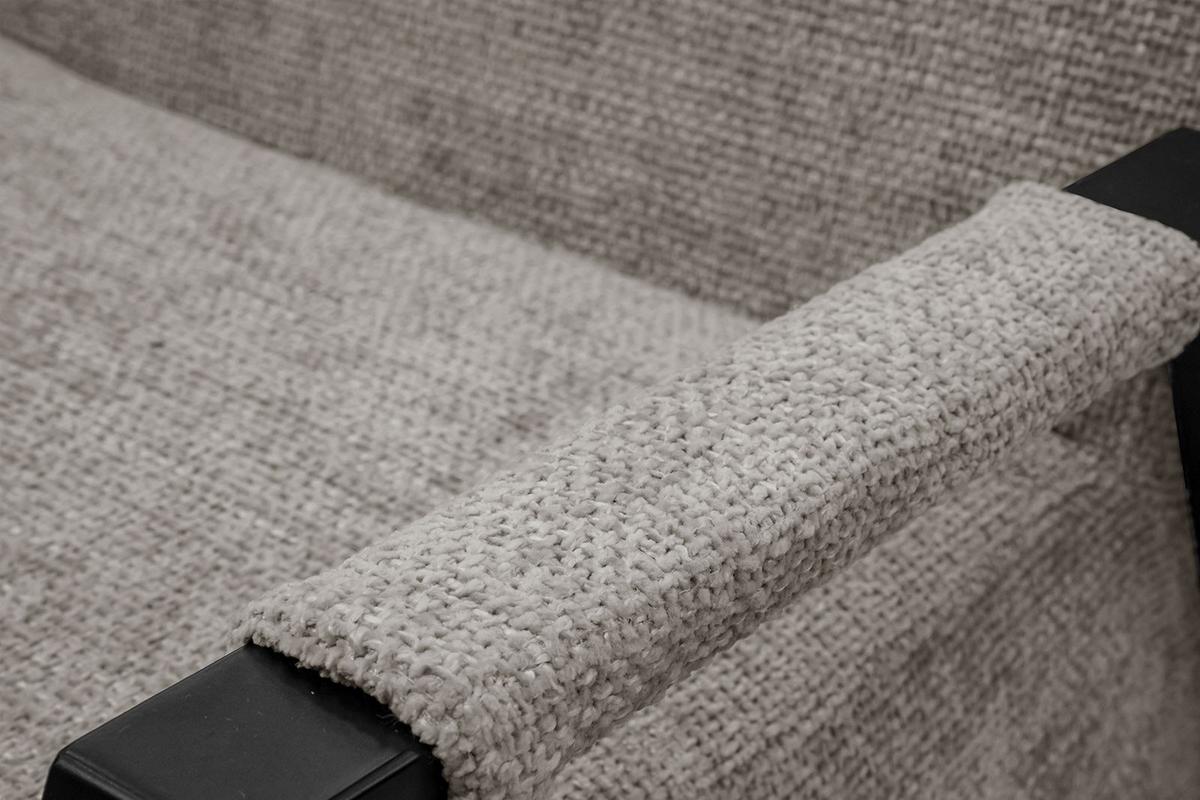 SESSEL KOBE, taupe - Taupe/Schwarz, Holz/Textil (72/76/90cm) - Wozimo