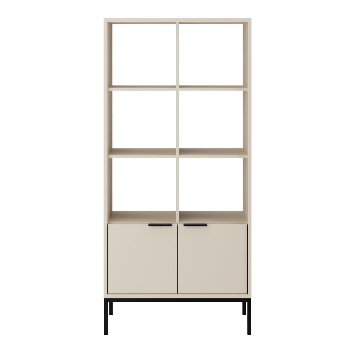BÜCHERREGAL Seattle Kaschmir - Beige, Holzwerkstoff (80/171.3/40cm) - Petits-meubles