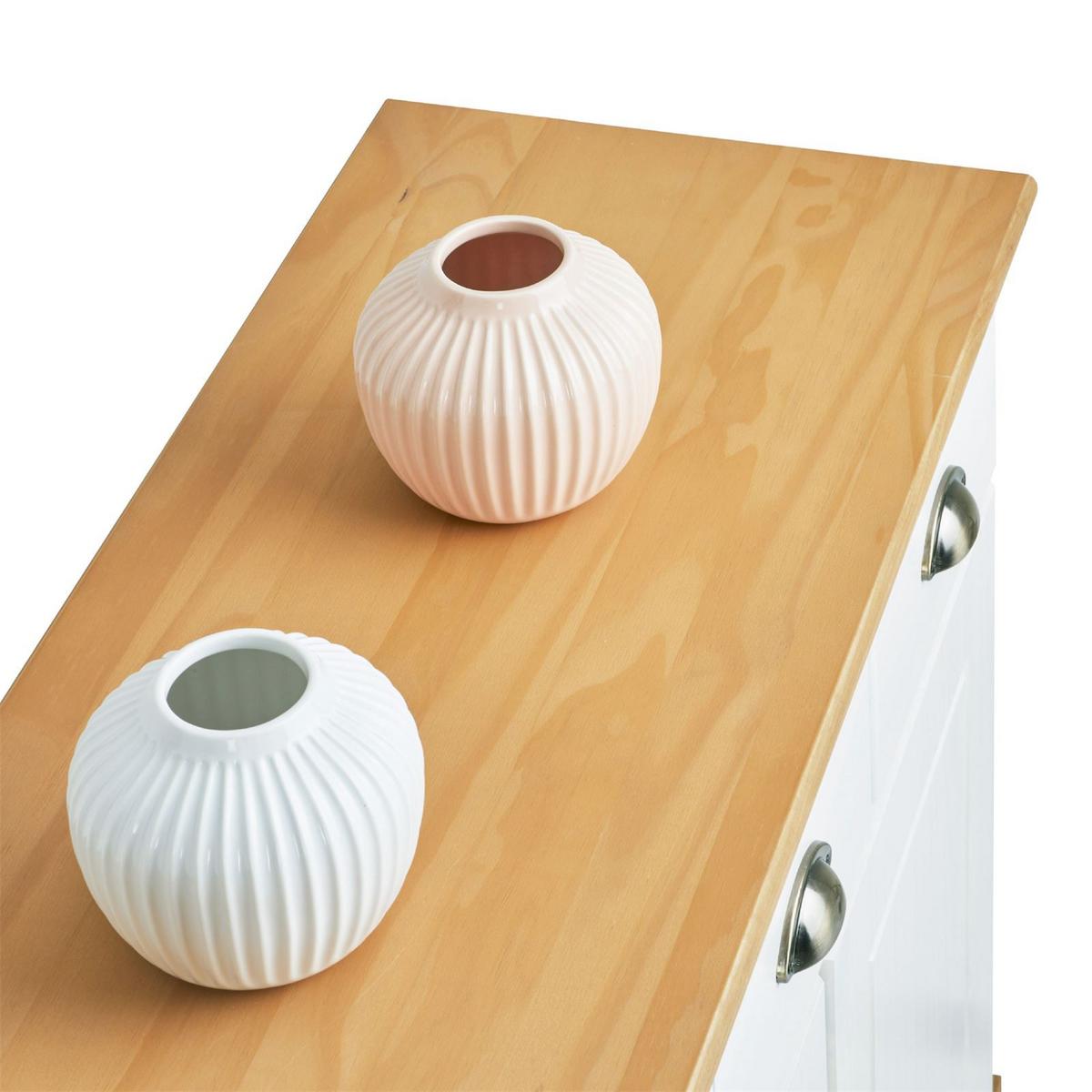 ANRICHTE PARIS weiß/braun - Weiß/Braun, Holz (116/73/35cm) - IDIMEX