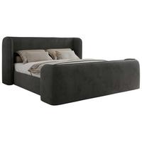 POLSTERBETT EMORA CLASSIC DUO 160/200 - Dunkelgrau Velvet - Multipocket-Matratze - Dunkelgrau, Textil (160/200cm) - MKS