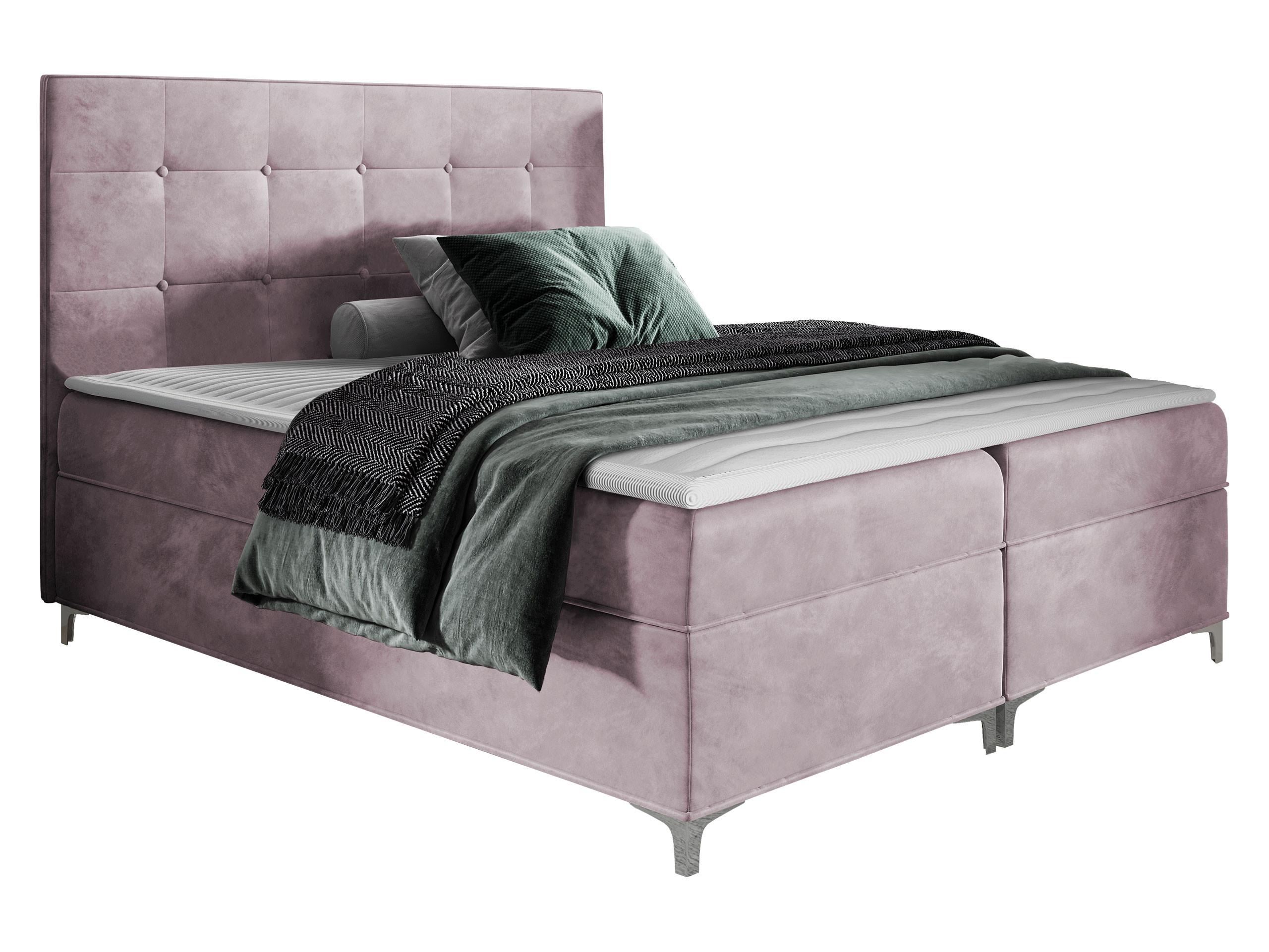 BOXBETT Snake - H3 - Violett, Holz (160/200cm) - MIRJAN24