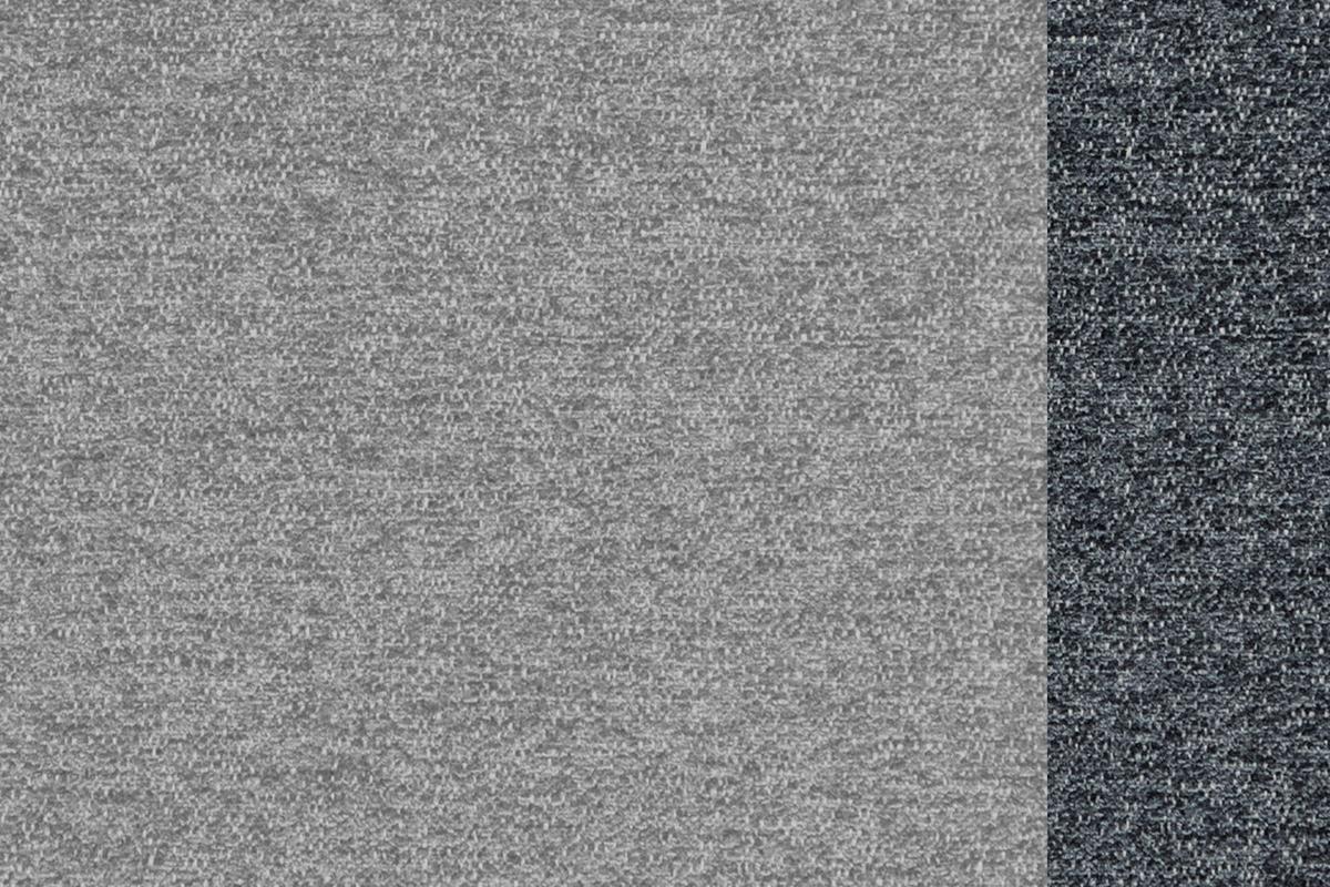 SOFA SALVINI 2,5-Sitzer, hellgrau - Hellgrau/Schwarz, Holzwerkstoff/Textil (176/88/99cm) - Wozimo