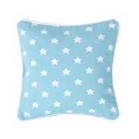 KISSENHÜLLE Sterne 30/30 cm, 100% Baumwolle - Blau, Textil (30/30cm) - Homescapes