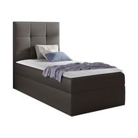 BOXBETT Mini 2, Seite zum Öffnen des Bettkastens: Links - H3 - Graphitfarben, Holz (80/200cm) - MIRJAN24