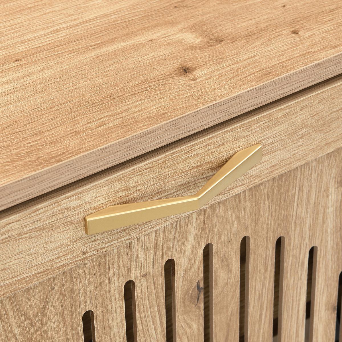 SCHUHKIPPER 109 cm in Holz-Optik - Buchefarben, Holzwerkstoff (108/100/24cm) - Urban Meuble